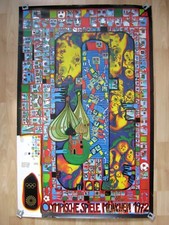 Hundertwasser Olympia 1972 Reproduktions-Plakat Poster 1. Auflage 1972 Germany