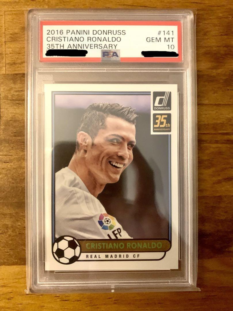 PSA 10 Cristiano Ronaldo Panini Donruss 35th SSP Insert 2016-17 | eBay
