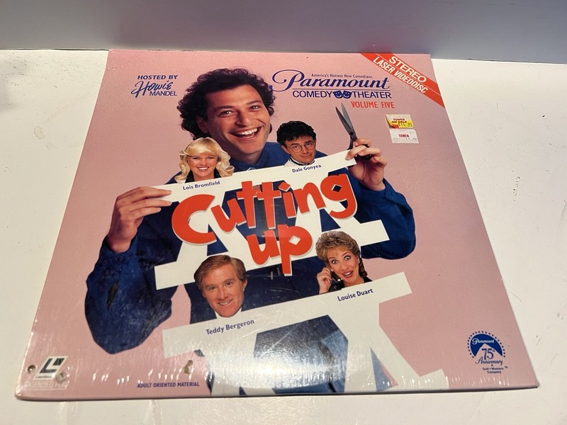 Howie Mandel Cutting Up Laserdisc - SEALED!  Laser Disk 1987  Beautiful!  RARE!