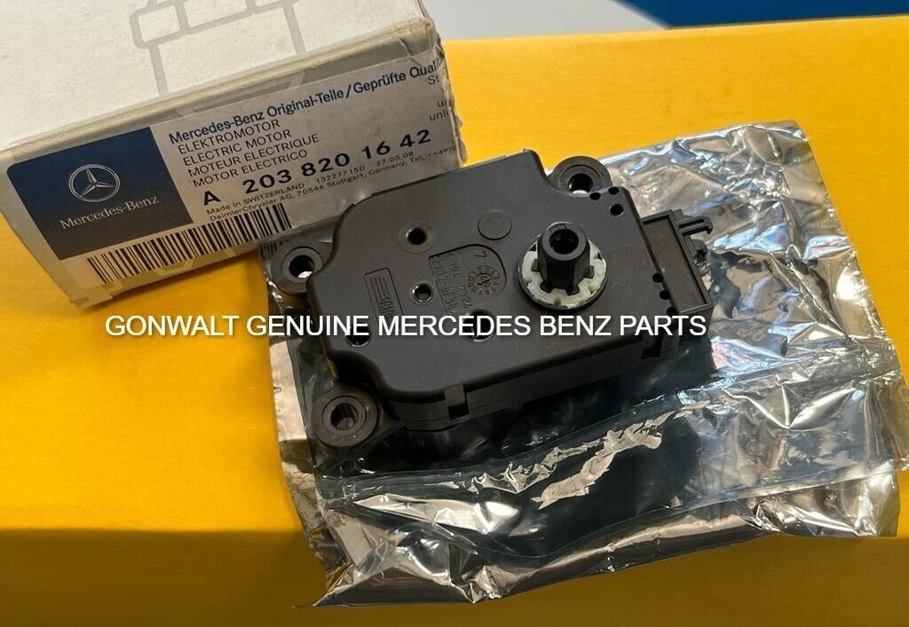 Mercedes Benz Genuine Air Flap Stepper Motor G550 SL550 SLK350 OE  