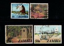 Zambia 1975 Definitive selection to 50n Used see note