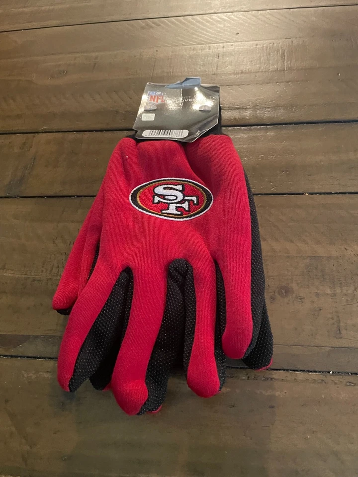 NFL-Wincraft NFL Two Tone Cotton Jersey Gloves- Pick Your Team - FREE SHIPPING - Image 2 of 4