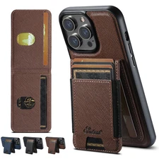 Men's Magnetic Detachable Wallet Leather Case For iPhone 16 Pro Max 15 14 13 12 