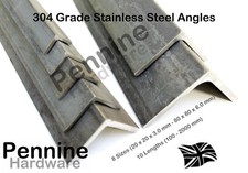 STAINLESS STEEL ANGLE 304g L Section Bandsaw Cut & Specials cut to length UK 