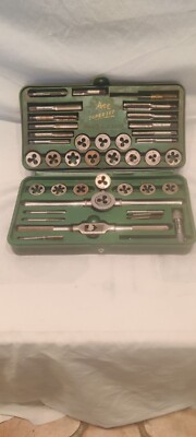 Vintage ACE Hanson 39pc SAE Tap & Die Set No. 370614 Super Set