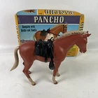 Vintage Marx Johnny West Red Sorrel Horse Pancho Pony w/ Black Saddle & Box