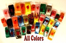 100 COLOR RAINBOW LOT APPLE MINI ZIP BAGGIES 3.0x3.0" - 1.0x.1.0 - 1010 TO 3030