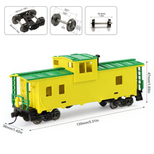 Evemodell Züge - bemalte unbeschriftete Nenngröße H0 36' Weitsicht Caboose Wagen - Bild 3 von 13