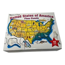 Melissa Doug Floor Puzzle United States of America 2 x 3 feet 48 Jumbo Pieces