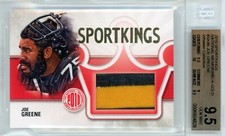 2010 SPORTKINGS NATIONAL GOLD 1/1 MEMORABILIA - #SK86 JOE GREENE - BGS 9.5 w/ 10