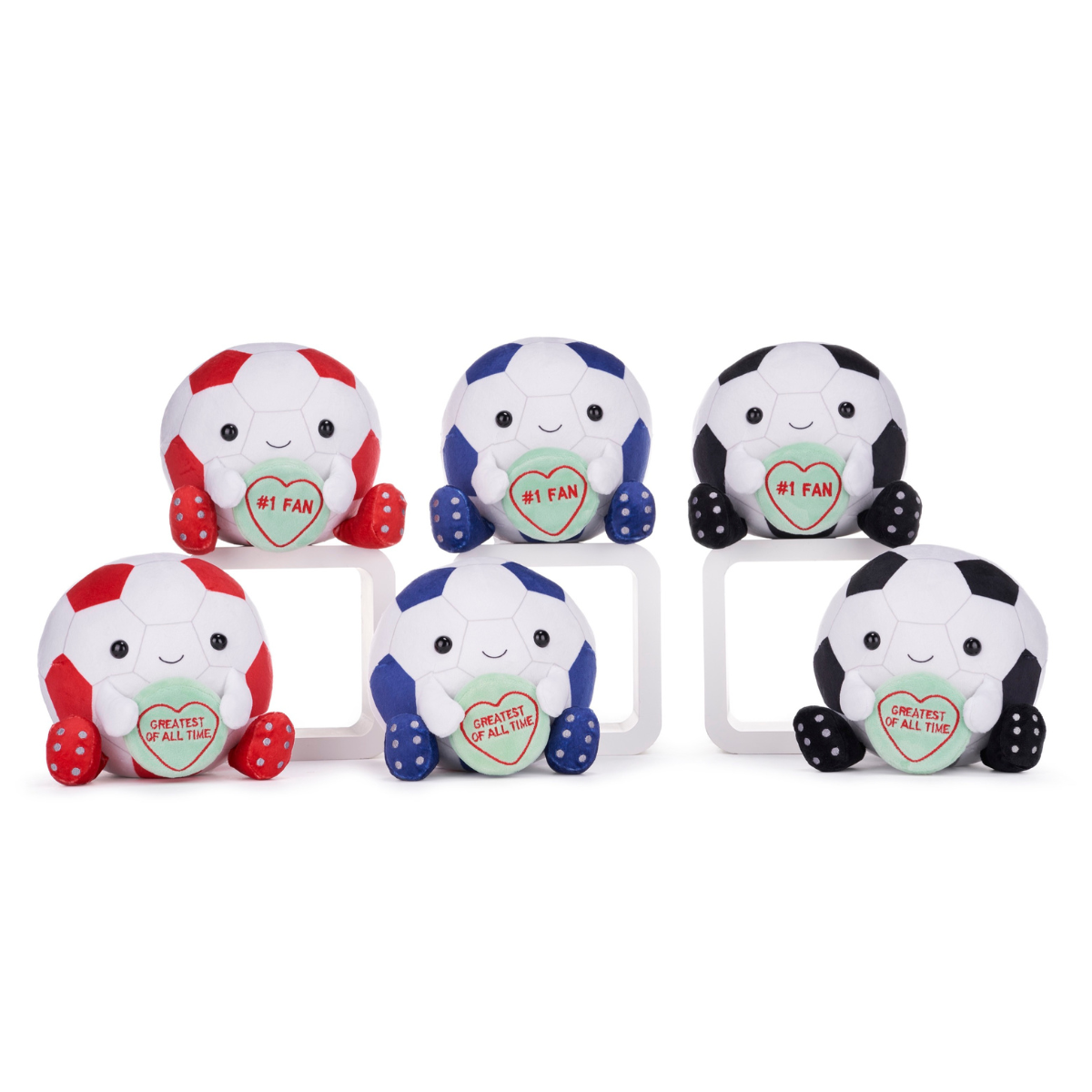 Swizzels Love Hearts Plüschtier – 18 Cm, Mit Botschaft \"You Are My World\"