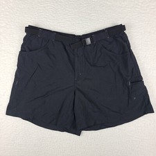 Columbia Cargo Shorts Womens XL Black 5 Insea...
