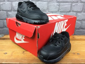 childrens all black trainers