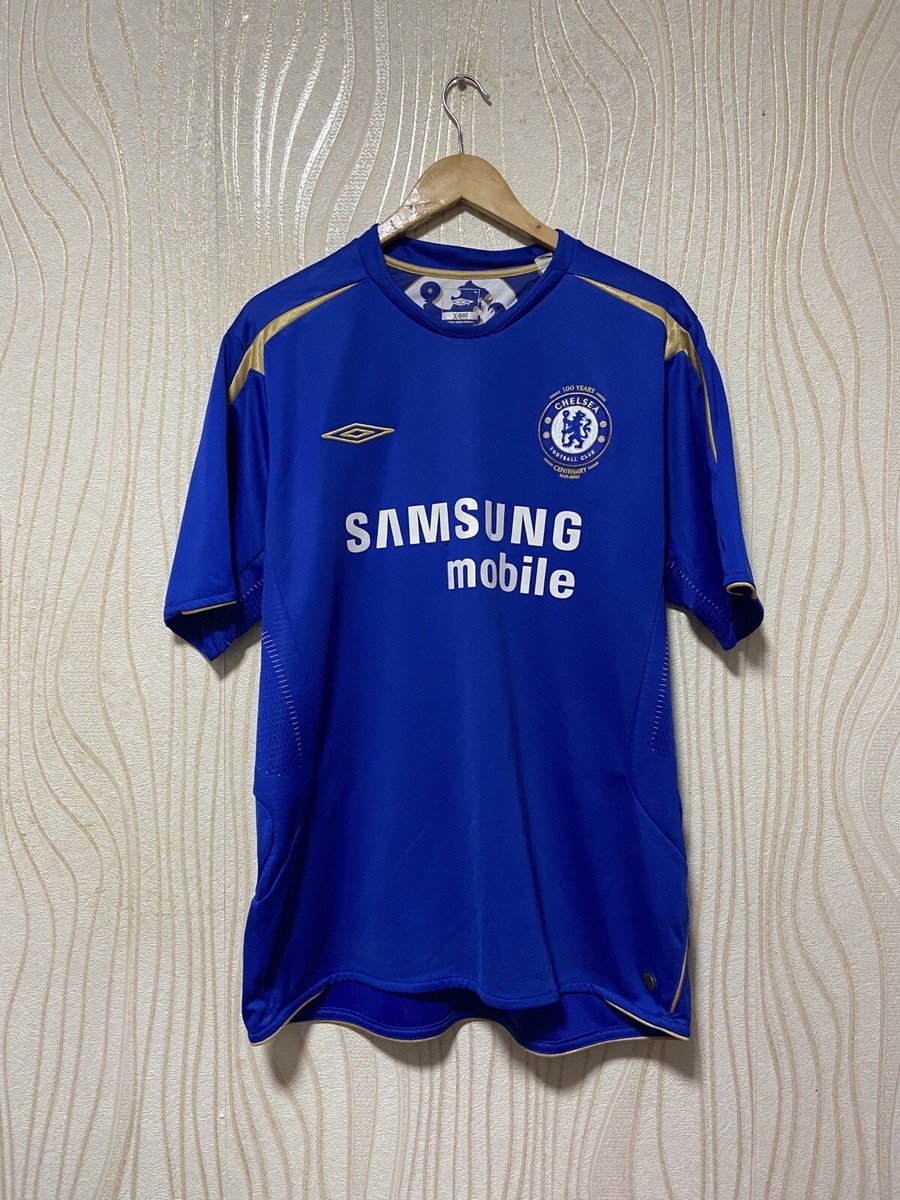 CHELSEA 2005 2006 HOME FOOTBALL SHIRT SOCCER JERSEY UMBRO sz XL