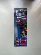 Spider-Man PEZ Candy Dispenser Marvel Universe Blue Stem New In Box