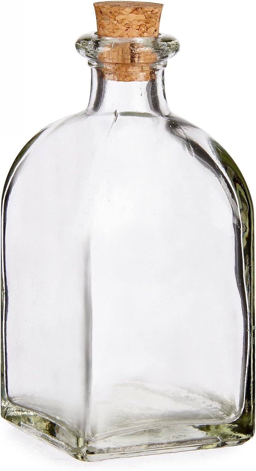 Bottiglia con tappo in sughero piccola  250 ml da decorare liquori aromi salse c