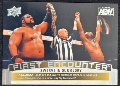 2021 UPPER DECK AEW SWERVE IN OUR GLORY FIRST ENCOUNTER ACHIEVEMENT KEITH LEE
