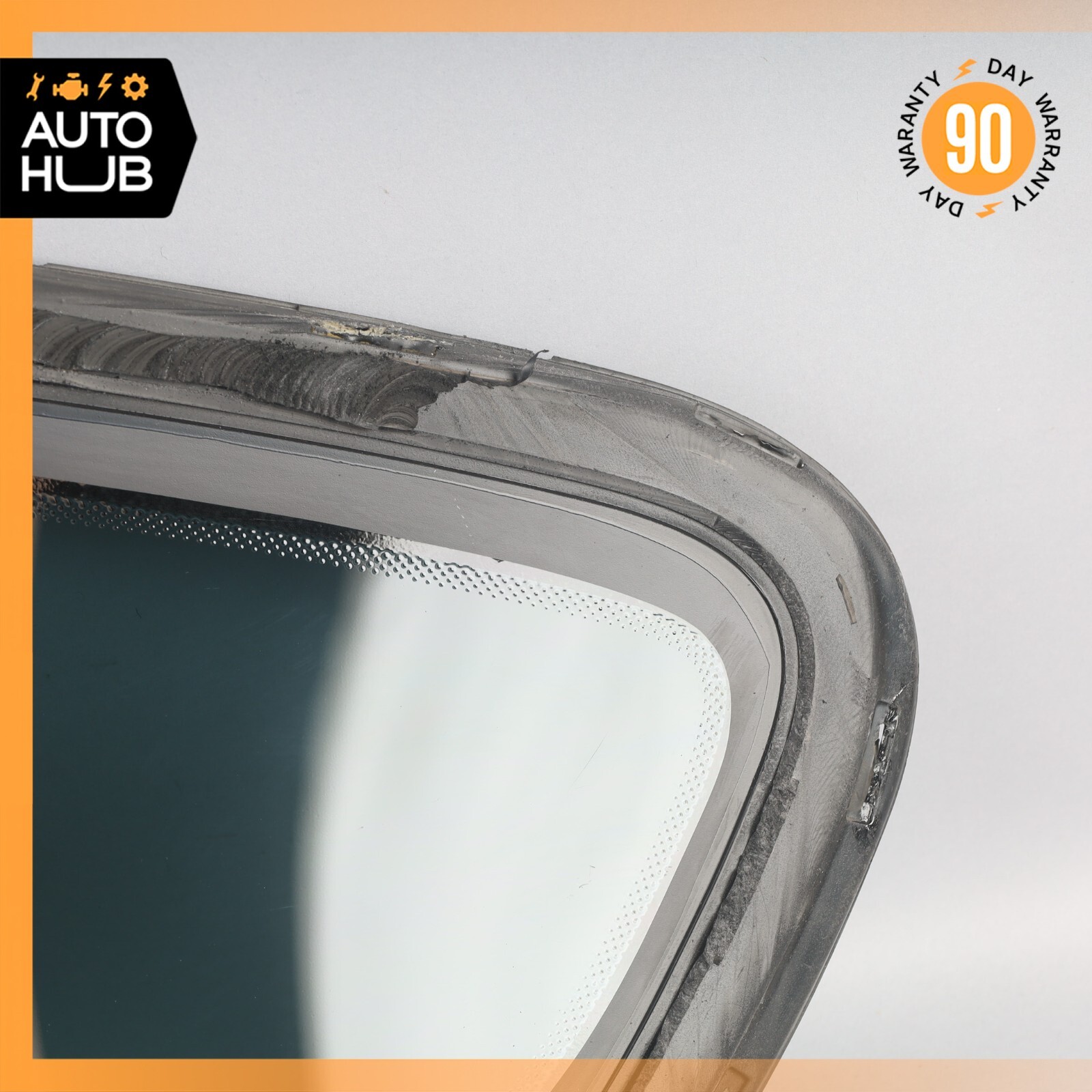 Maserati GranTurismo M145 Coupe Rear Right Side Quarter Window Glass OEM