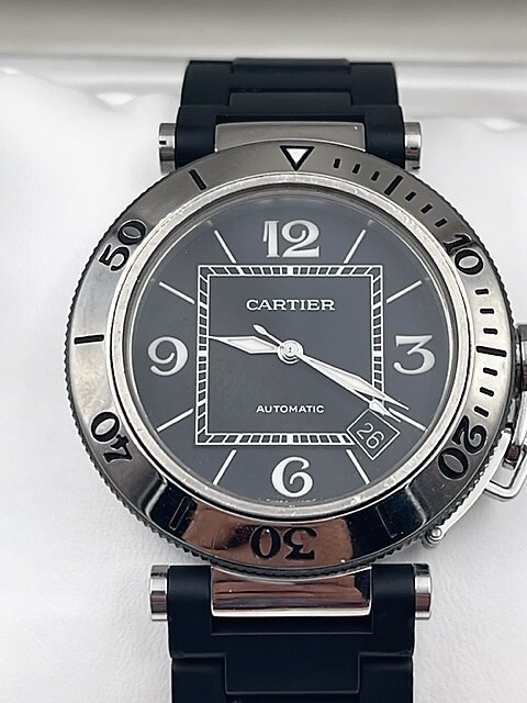 Cartier Pasha Men's Black Watch - 2790 