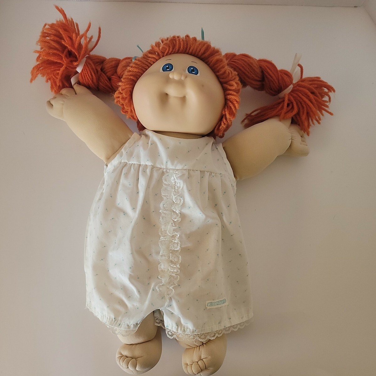 Vintage Cabbage Patch Doll 1978, 1982 Red Hair Blue inches