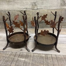 Fall Theme Candle Holders Mesa International Warner Metal