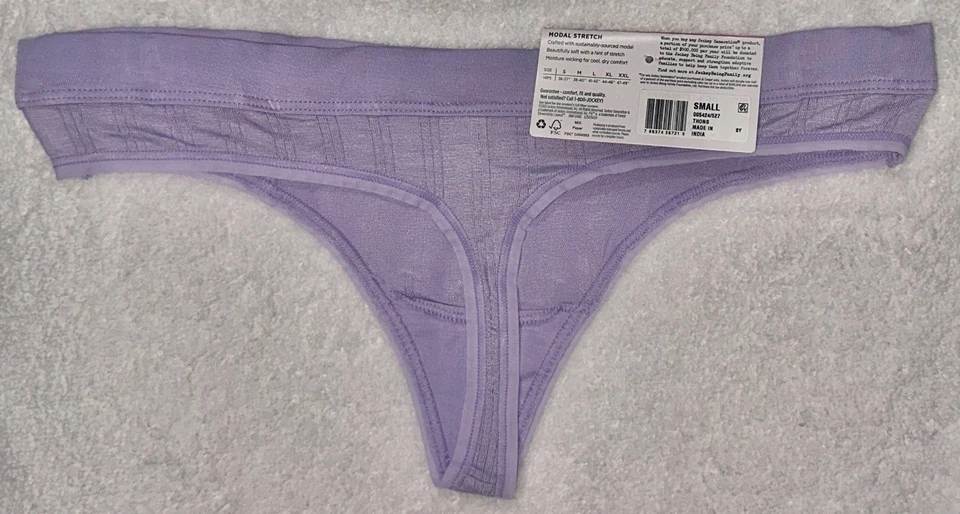 JOCKEY Generation Soft Touch Breathe Lavanda Tanga Panty Mujer S M L XL 2XL Foto 3 de 4