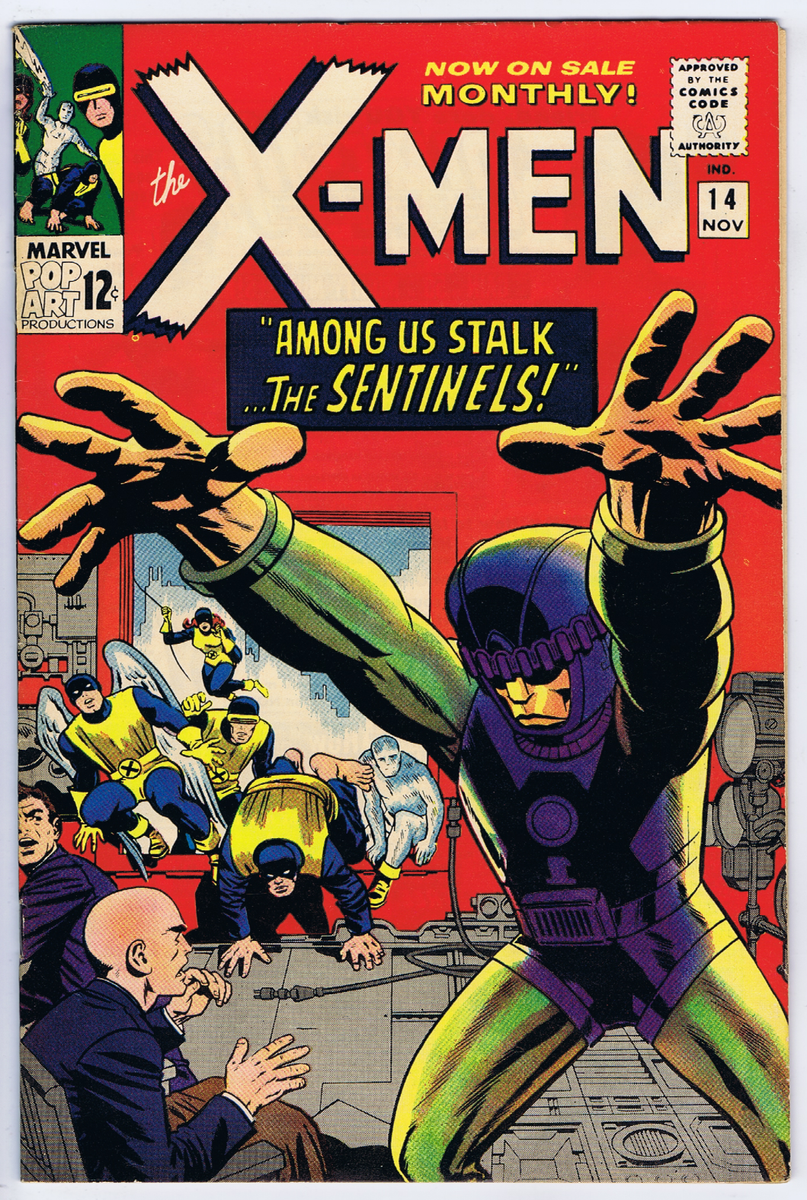 X-Men #14 Marvel 1965 '' Among Us Stalk the Sentinels ! '' | eBay