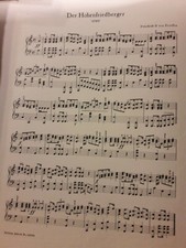 Noten: "Der Hohenfriedberger 1745" & "Pariser Einzugsmarsch 1814" 