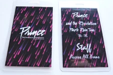 Prince Purple Rain Immersive Experience Concert Tour Backstage Pass Laminate D20