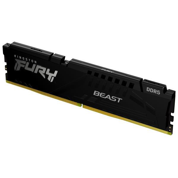 Kingston - Fury 8GB DDR5-5200MT/S CL36 DIMM FURY BEAST BLACK EXPO