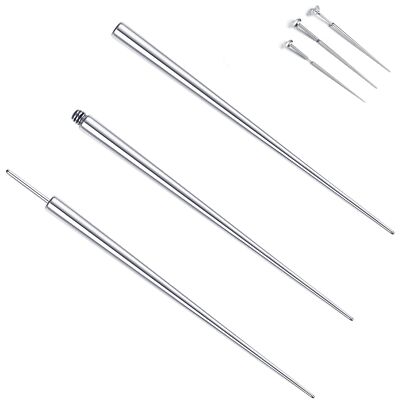 3 Pcs Piercing Taper Insertion Chirurgenstahl 14G 16G 18G für Ohr/Nase/Lippe/...