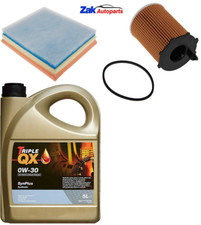 For Citroen C3 Aircross 1.6 17-19 Oil Air Filters 5L 0w30 Oil Service Kit