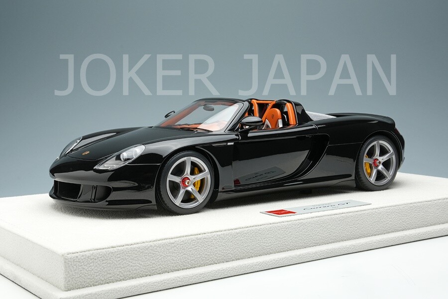 Porsche Carrera GT Noir 1/18 – Miniature Résine Make-Up Eidolon EML070E