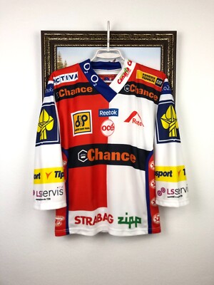 Maillot Ligue 1 Maillot De Hockey Sur Glace Sonderjyske N°6 - Porté En Match, Occasion, Collector Pour Fans Maillot Hockey Sur Glace Occasion Collector