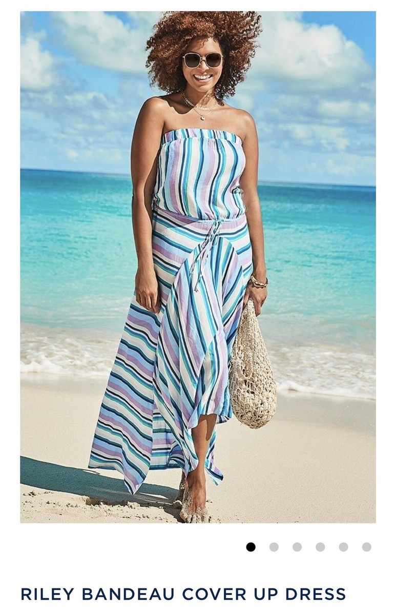 bandeau beach cover up dress Strapless Bandeau Bikini Set with Floral Detail and Long Sleeve Maxi B