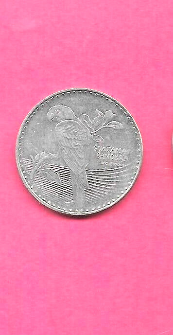 COLOMBIA KM297 2015 XF-AU SUPER FINE CIRCULATED  RECENT 200 PESO BIRD COIN