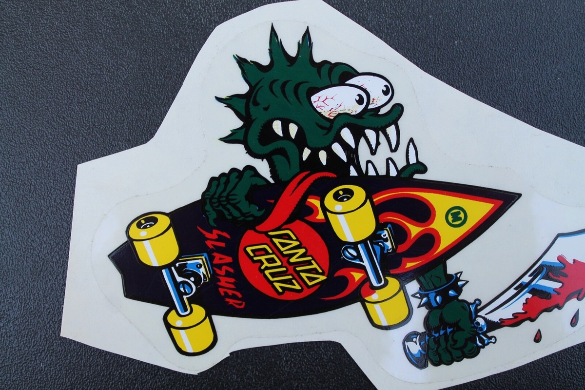 Santa Cruz Skateboards Slasher Monster 80's Z53B Vintage