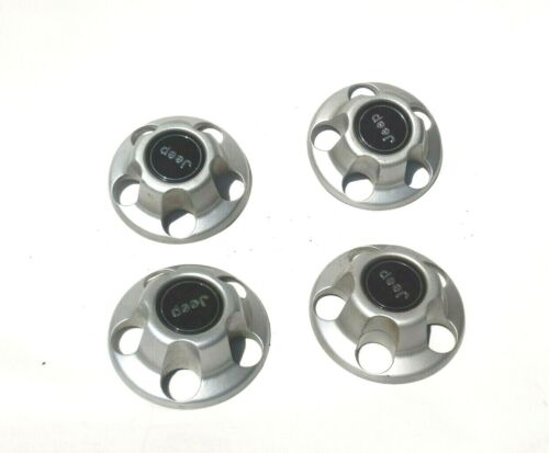 Jeep Wrangler YJ TJ 87-06 Set of 4 Factory Silver Center Cap Wheel Hub 5 Bolt - Picture 2 of 4
