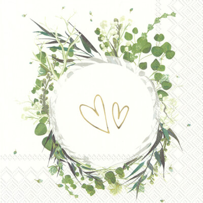 Serviette It's a celebration gold