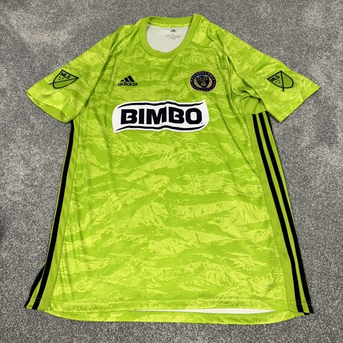 Philadelphia Union 2017-2018 Green Jersey Adidas MLS Soccer Men’s Size Large