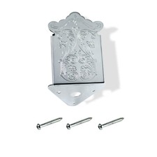 Tailpiece Mandolin Screw on Clamshell Style Chrome 109605CH