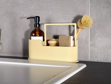 Oslo Wave | Spülbecken Organizer mit magnetischer Abtropfschale | Nachhaltig