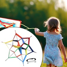 Hexagonal Shape Kite Toy Portable Easy Control Activity Lightweight Family Kite