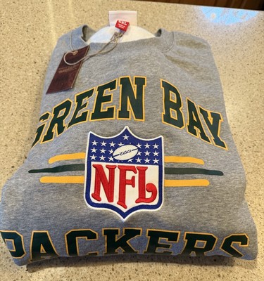 Mitchell& Ness Mens Heather Green Bay Packers Vintage Logo All over 4.0 Size 5X