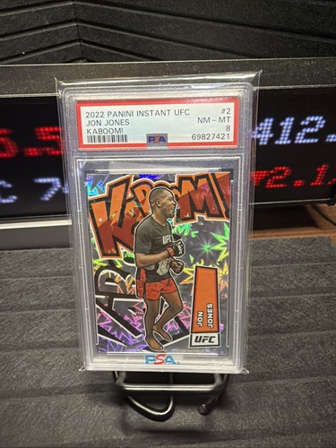 2022 PANINI INSTANT UFC KABOOM! #2 JON JONES PSA 8