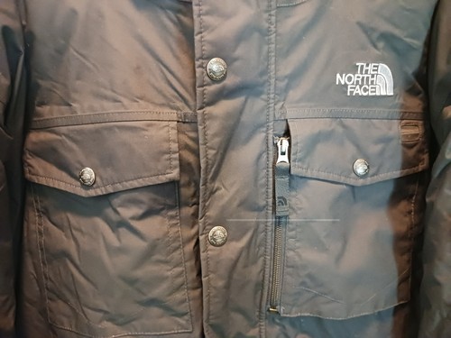 The North Face Hyvent Goose Down Hooded Coat Jacket Charcoal Men's Size Large - Picture 6 of 12