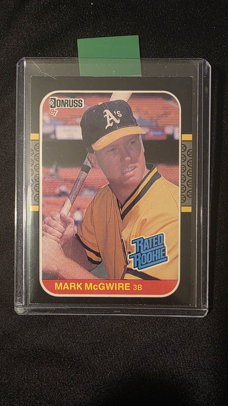 Mark McGwire Rookie 1987 Leaf #46 RC MLB Card