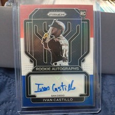 2022 Prizm #RA-IC Ivan Castillo RC Auto Red,White and Blue /50