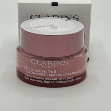 CLARINS Multi Active Nuit Skin Renewing Line Smoothing Night Cream 1.7oz NIB TST