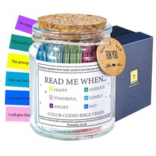 Read Me When Bible Verses Jar For Daily Encouragement, Color Basic Style